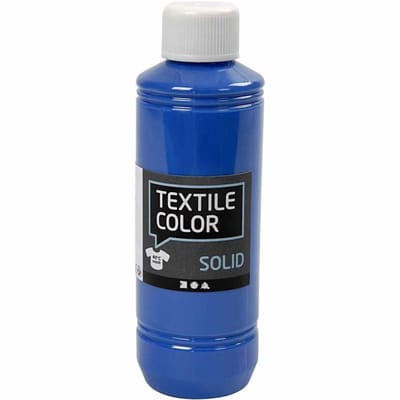Textil Solid, brilliant blauw, dekkend, 250 ml