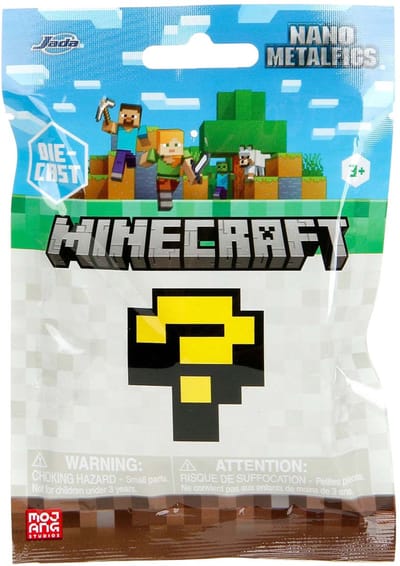 Jada Toys Minecraft speelfiguur Mystery Nano metalen blind bag 4 cm.