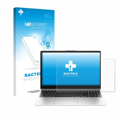 upscreen - Screenprotector voor HP 250R G10 15.6" - Folie Beschermfolie transparant antibacterieel