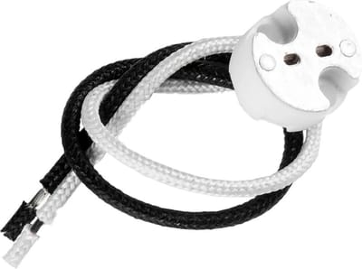 Schiefer Lamphouder | G4 G5.3 G6.25 G6.35 | KeramiekSchiefer | Lamphouder Keramiek voor G4, G5.3, G6.25 en G6.35