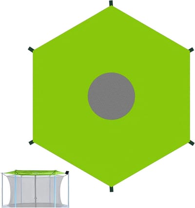 Trampoline Tent - Beschermhoes - Buiten Spelen - Waterproof UV Bestendig - 8 Voet - Groen