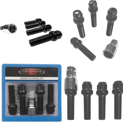 Velgsloten Set - Wielbouten Borg - Velgen Beveiligen - Speciaal Ontworpen - M15x1.25x45mm - Zilver