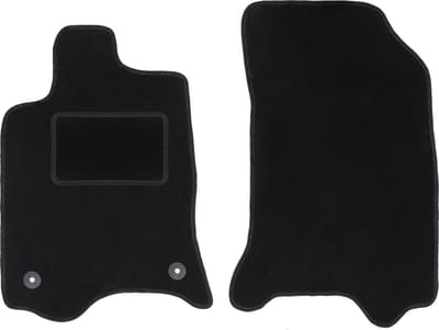 Voormatten zwart voor: Renault Laguna II stationwagen, liftback (2001-2007)
