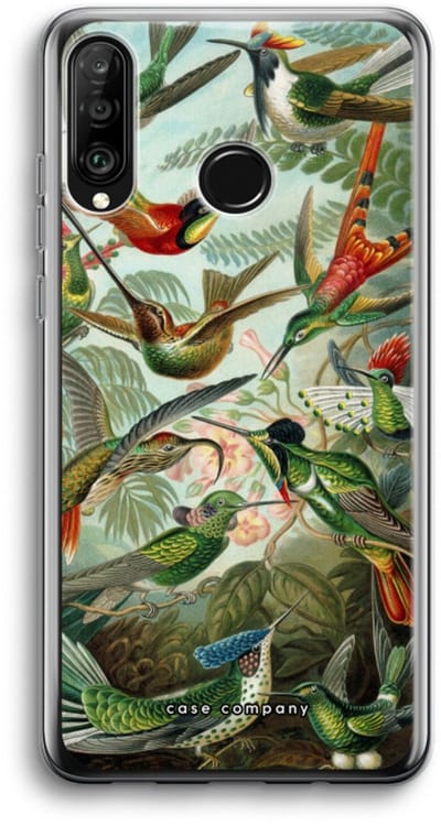 Case Company® - Hoesje geschikt voor Huawei P30 Lite hoesje - Haeckel Trochilidae - Soft Cover Telefoonhoesje - Bescherming aan alle Kanten en Schermrand
