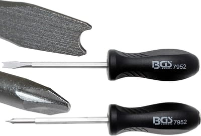 Schroevendraaierset - Speciaal gereedschap - Beschadigde schroeven - Slagdop aanwezig - 2-delig