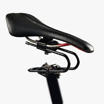Zitkussen Fiets - Zadel Extender - Comfort Fietsen - Schokabsorberend Ontwerp - 16.5x8.5cm - Zwart