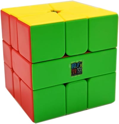 Puzzel Kubus - Draai Puzzel - Cognitieve Training - Stickerloos Ontwerp - 5.5 x 5.7 cm - Meerkleurig