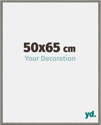 Your Decoration - Fotolijst 50x65 cm - Aluminium - Mercury Structuur - New York