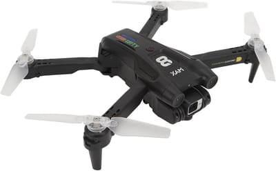 CCYLEZ Vouwbare RC Drone met LED Licht en HD Dubbele Camera - 50x Zoom, Obstakel Vermijding