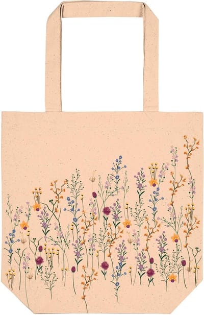 ECO Katoenen Tas Bloemenweide - Draagtas