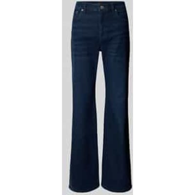 Flared cut jeans met steekzakken