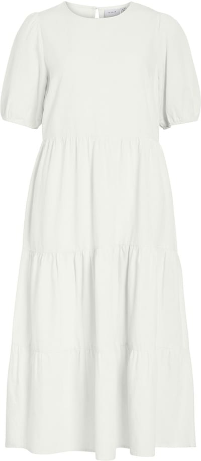 VILA - VIPRISILLA 2/4 O-NECK MIDI DRESS/VOL/R - Dames - Mini jurken