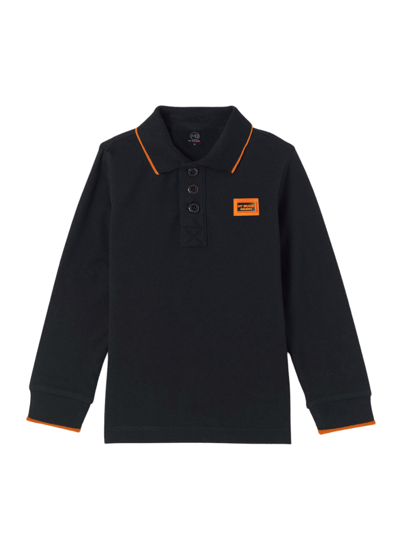 Colorfull Longsleeve Polo | NAVY - NAVY / 10