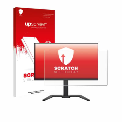upscreen - Screenprotector voor Iiyama G-Master GB2591HSU-B1 - Folie Beschermfolie transparant
