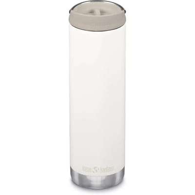 Klean Kanteen Tkwide 592 ml. 20Oz (W/ Café Cap) Drinkfles - Tofu - insulated thermosfles - drinkfles voor warme en koude dranken.