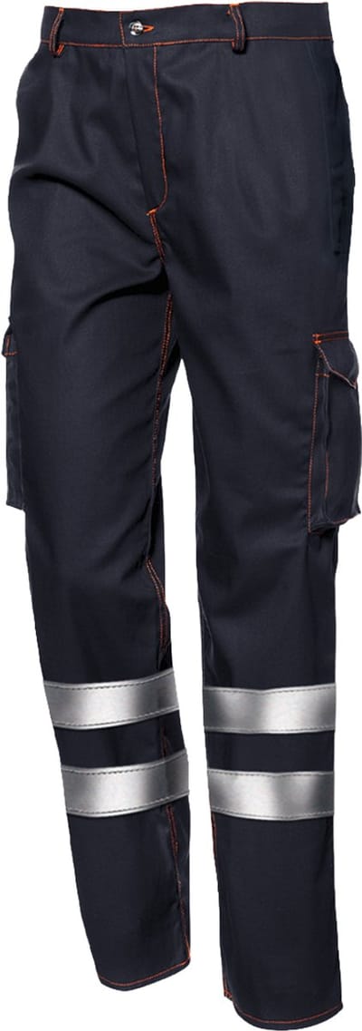 SIR SAFETY POLYTECH WITH BANDS Werkbroek HEREN Veiligheidsbroek Donkerblauw - Brandvertragend - Antistatisch - Warmtebestendig