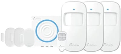 Draadloos Alarmsysteem voor Huis en Bedrijf - WLAN-Alarmset met Afstandsbediening en SOS-Functie