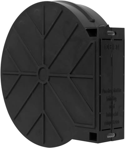 Schellenberg 51900 wanddoos voor inbouw- en elektrische bandoprollers MAXI, gatenafstand 13,5 cm, banddoos van PVC.