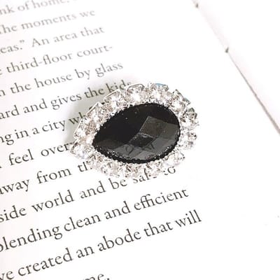 Glanzende Strass Gesp Schoenlint Clips Decoratie Hart Liefde Edelsteen Schoenschoonmakers Ontwerp Schoenen Accessoires Kinderen Vrouwen Mode 1 STUKS gray