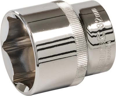 Silverline Zeskantige 1/2 metrische dop 32 mm