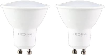 LED line LITE LED Spot GU10 - 5W (vervangt 40W) - 450lm - Ø50mm - 230V - Energiezuinig - 2 stuks