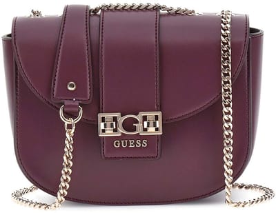GUESS schoudertas Jane Covertible Xbody Flap Wine (rood)paars