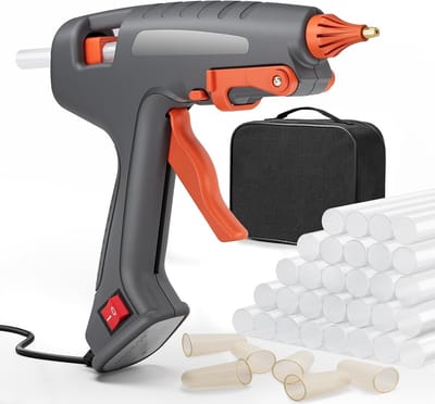 Krachtige Lijmpistool 200W - Snelle Verwarming in 60 Seconden met 30 x 11mm Lijmsticks voor Klussen, Creatief Werk en Reparaties