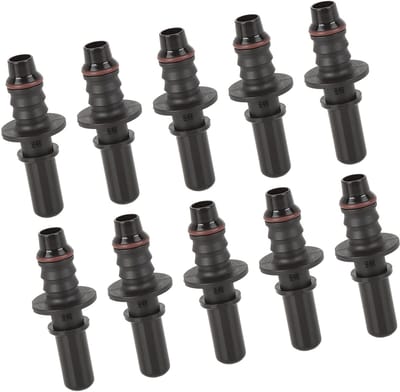 Dailygoods- Brandstofleidingslang 10 Stuks - Snelkoppeling 9,49 mm - Hoogwaardige Materialen - Eenvoudig te Installeren - Compatibel met Brandstof/Gas - Duurzaam Gebruik - Brandstofslang