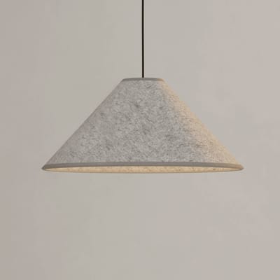 EGLO Alsager Hanglamp - E27 - Ø 41 cm - Zwart|Grijs - Vilt|Staal