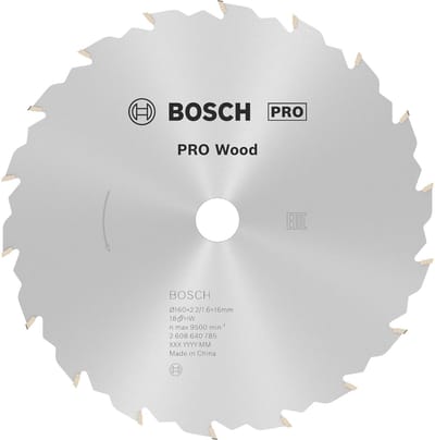 Bosch RUNDSAVKL.SPEEDLINE WOOD 160X16MM 18T