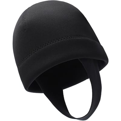 2mm Neopreen Snorkelmuts UV-bescherming Warm Duikmuts Wetsuit Muts voor Snorkelen Zwemmen Surfen Kajakken zwart