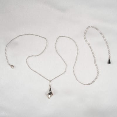 Sylvie Monthulé | Silver Belly Chain | Arum Flower size XXL size XXL