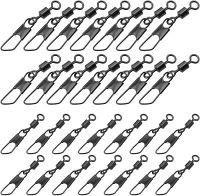 Dailygoods- Vissenclips 100 Stuks - Draaibaar - 32 mm/23 mm