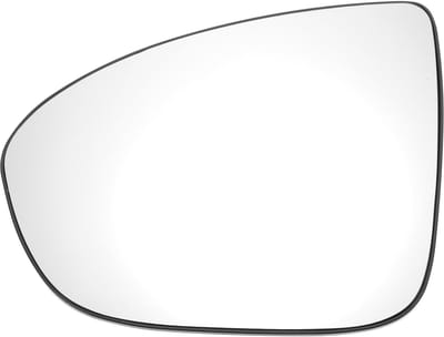 Dailygoods - Achteruitkijkspiegel - Vervangingsglas - Convex - Wit - Verwarmd - Geschikt voor Opel en Vauxhall - Meriva B 2010-2017