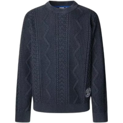 Regular fit gebreide pullover van puur katoen, model 'PERRY'
