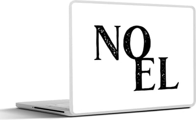 Laptop sticker - 15.6 inch - Spreuken - Quotes - Kerst - Noel - 36x27,5cm - Laptopstickers - Laptop skin - Cover