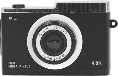 Digitale camera - HD 1080P kindercamera met MP3-speler, diverse filters, verfraaiing van frames, koord, 48 MP, 2,4 inch scherm, 8x zoom, anti-shake, digitale camera voor reisfotografie (32 GB)