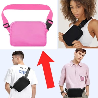 Actie4you® - Heuptas - Fanny Pack – Unisex - Buideltas - Schoudertas - Heuptasje Dames en Heren - Voor Al Uw Stijlvolle Outfits - Violet