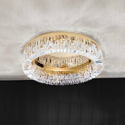 ORION Kristal plafondlamp Ring - 59 cm
