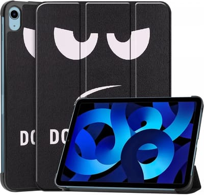 Tablet Hoes geschikt voor de Apple iPad 11 (2025) A16 / 10.9 (2022) | Book Case met Standaard | Kunstlederen Beschermhoes | Tri-fold | Dont Touch Me Print
