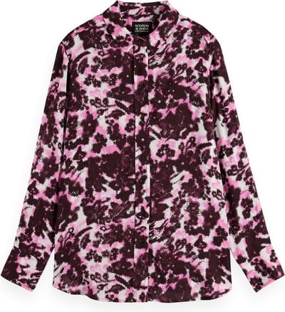 Scotch & Soda VISCOSE PRINTED RELAXED FIT Blouse Dames - Maat 40