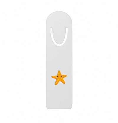 Hacebo® - zeester metalen boekenlegger - Vis - Dieren liefhebbers - Zeedieren - zeesterren Bladwijzer boekenleggers - 12.7 cm x 3.2cm