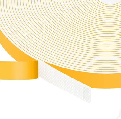 Dailygoods - Hoge dichtheid Foam Tape 12mm (B) x 1.5mm (T), Zelfklevende Weer Stripping Seal, Home Window Isolatie Deur Diepgang Excluder Tape, Geluiddichte Schokbestendige Gap Afdichting