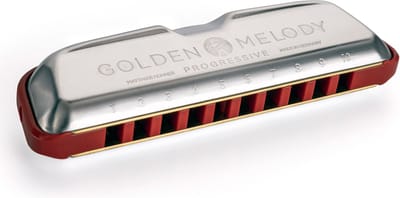 Hohner Golden Melody Progressive, E - Diatonische mondharmonica