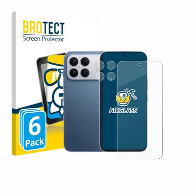 Screenprotector 6 Stuks voor Xiaomi Poco F8 Ultra 5G (Voor+Camera) Beschermglas transparant