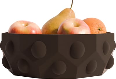 Fiastra® Numana - fruitschaal - zwart - 35 cm