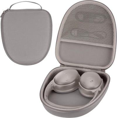 Duurzame Hard Case voor Noise Cancelling Hoofdtelefoons - Bescherming, Reisoplossing en Accessoires in Aarde Bruin