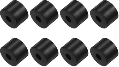 Dailygoods- Spacers 8 Stuks - Rubberen Anti-vibratie-isolatiepads - Schokabsorptie - Geluidsreductie - Demping - Duurzaam Materiaal - Dempers