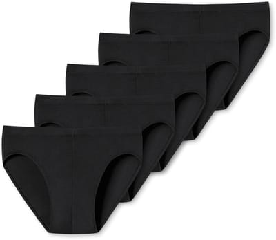 Uncover by Schiesser 5 PACK Supermini - UNCOVER Cotton Heren Onderbroek - zwart