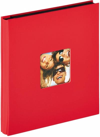 Walther EA-110-R Fun - Insteekalbum - Formaat 31 x 33 cm - 400 foto's 10 x 15 cm - Rood